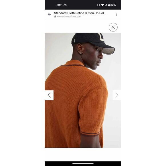 STANDARD CLOTH Refine Button-up Polo Sweater XXL - Picture 14 of 14